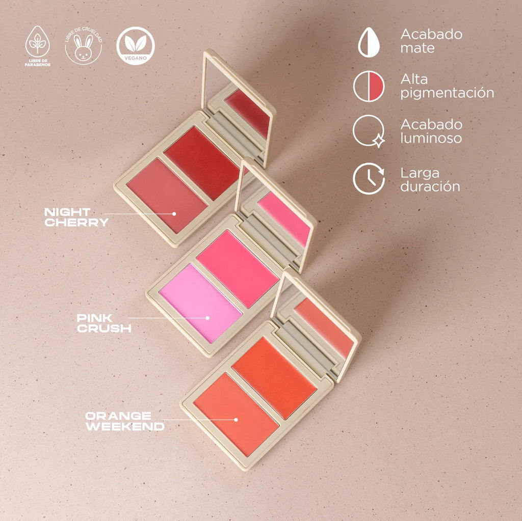 Atenea Allure Cream And Powder Blush