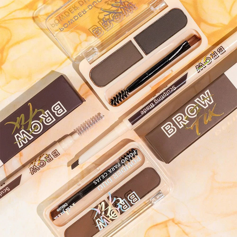 Italia Deluxe Sombra para ceja Duo Brow Fix